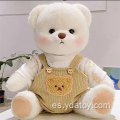 Muñeca de oso de peluche blanco lujoso